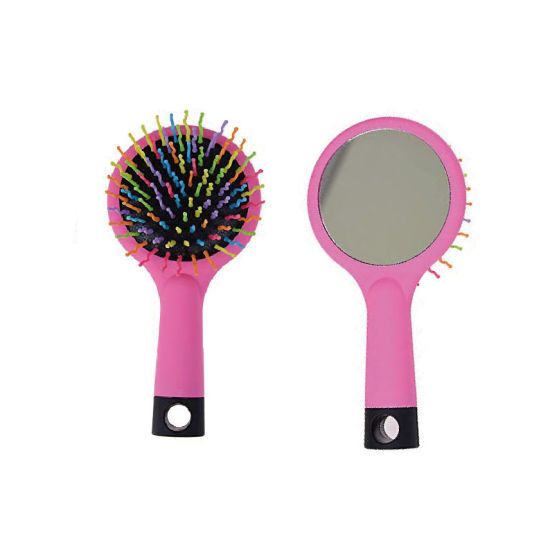 ELK Hair Brush Double Side Plastic Brush with Mirror