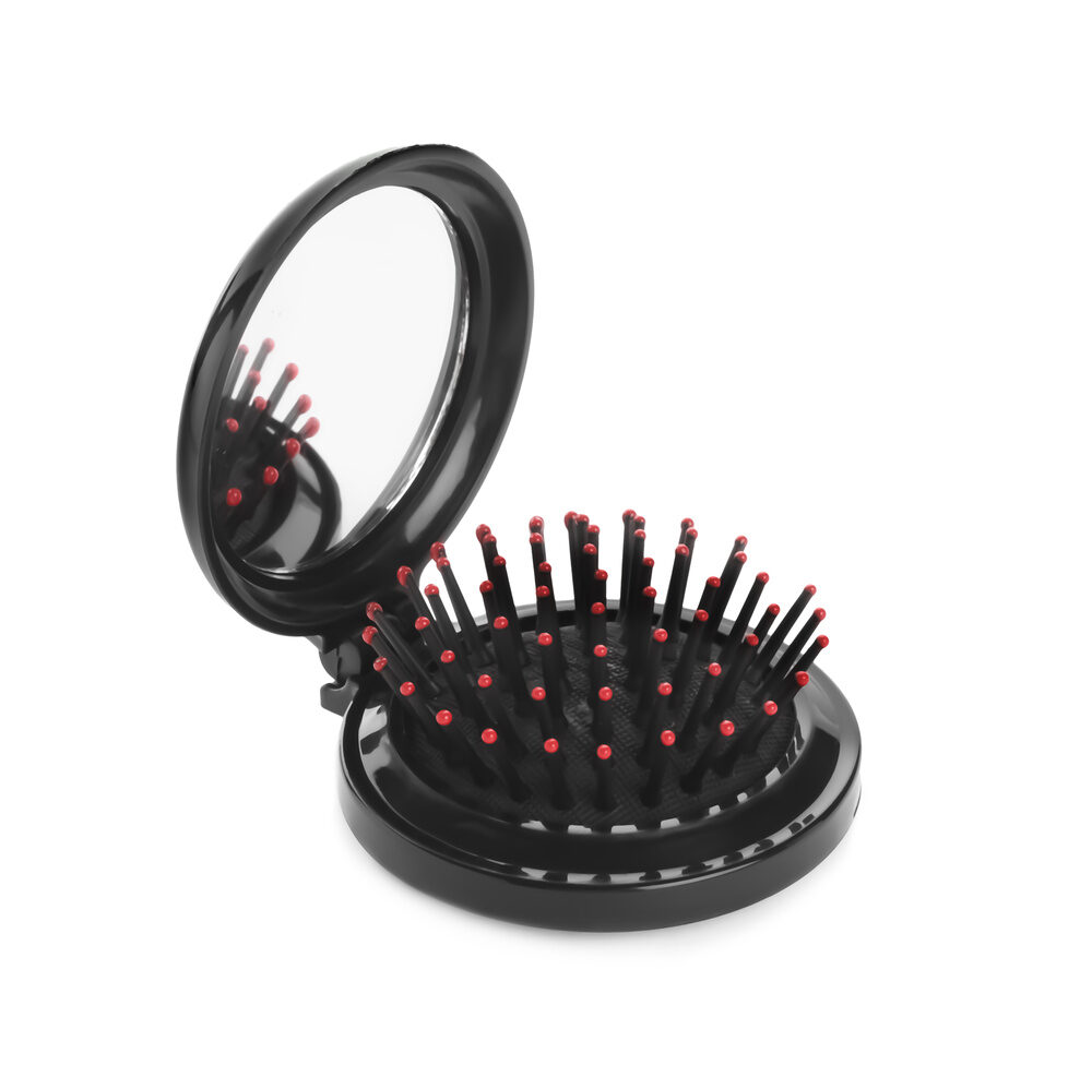 ELK Hair Brush Folding Brush with Mirror for Travel