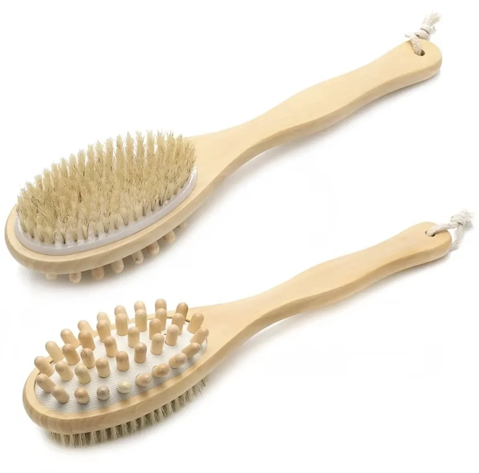 ELK Massage Brush Wood Bristle Bath Brush